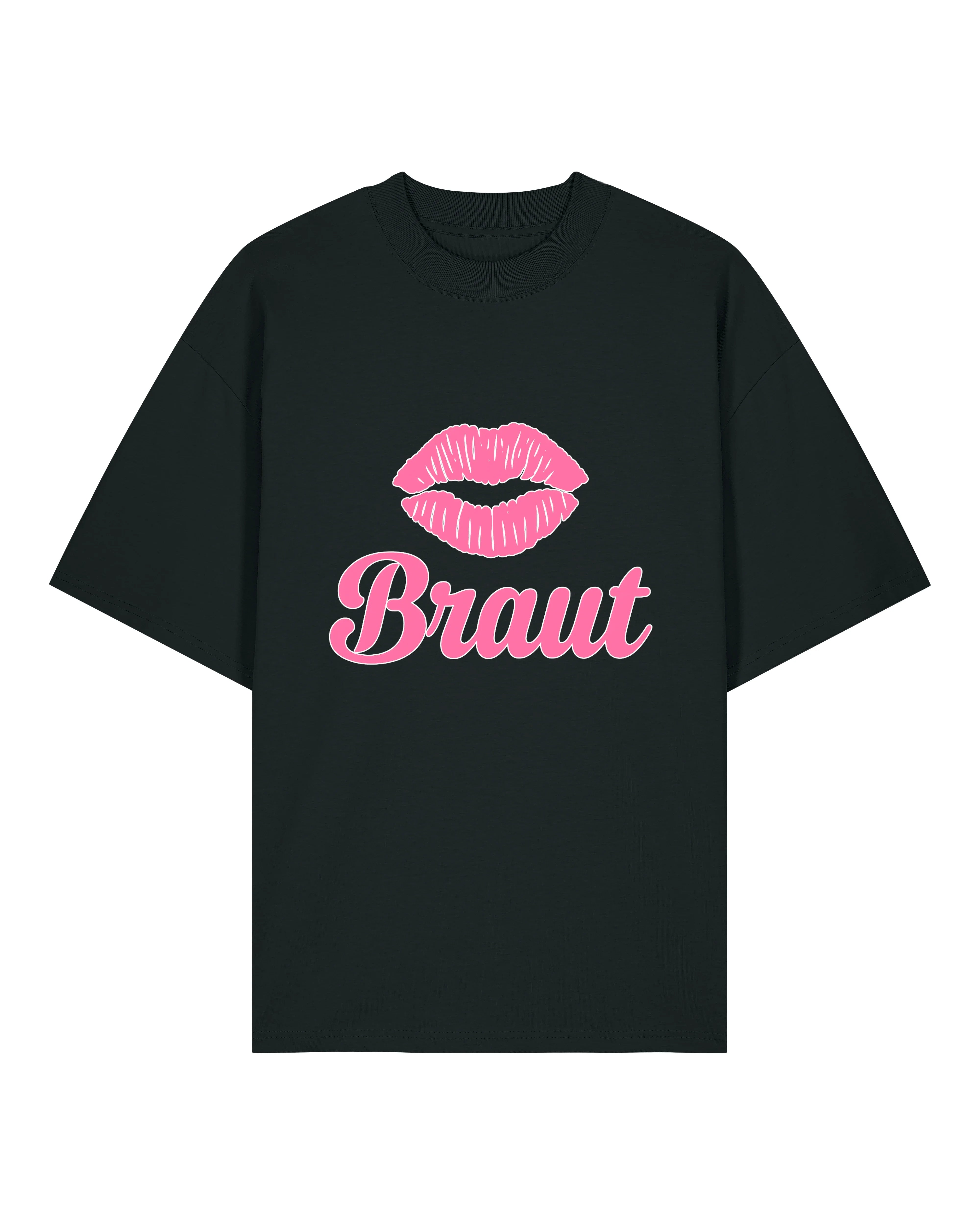 Braut JGA T-Shirt – Kussmund Junggesellinnenabschied | teelavo