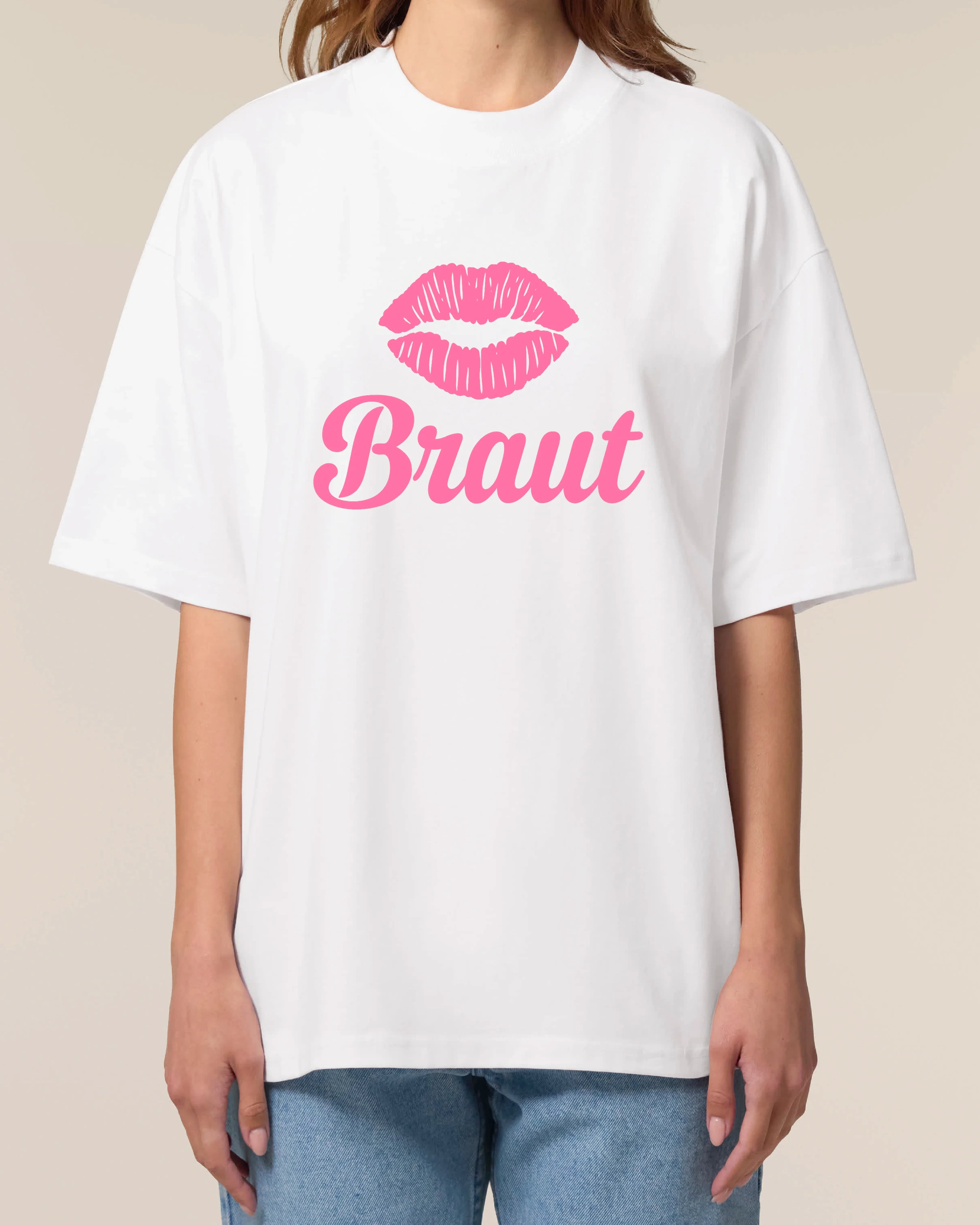 Braut JGA T-Shirt – Kussmund Junggesellinnenabschied | teelavo