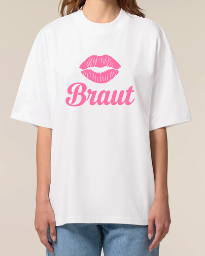 Braut JGA T-Shirt – Kussmund Junggesellinnenabschied | teelavo