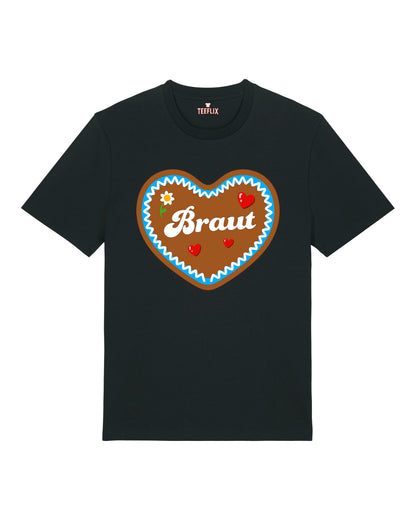Braut JGA T-Shirt – Lebkuchenherz Junggesellinnenabschied | teelavo