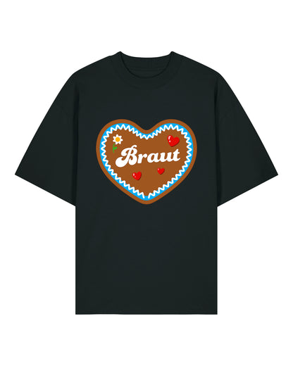 Braut JGA T-Shirt – Lebkuchenherz Junggesellinnenabschied | teelavo
