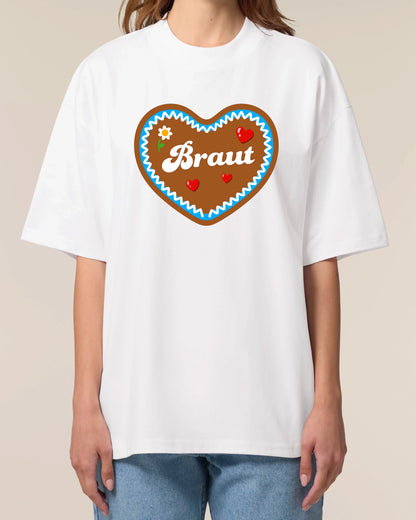 Braut JGA T-Shirt – Lebkuchenherz Junggesellinnenabschied | teelavo