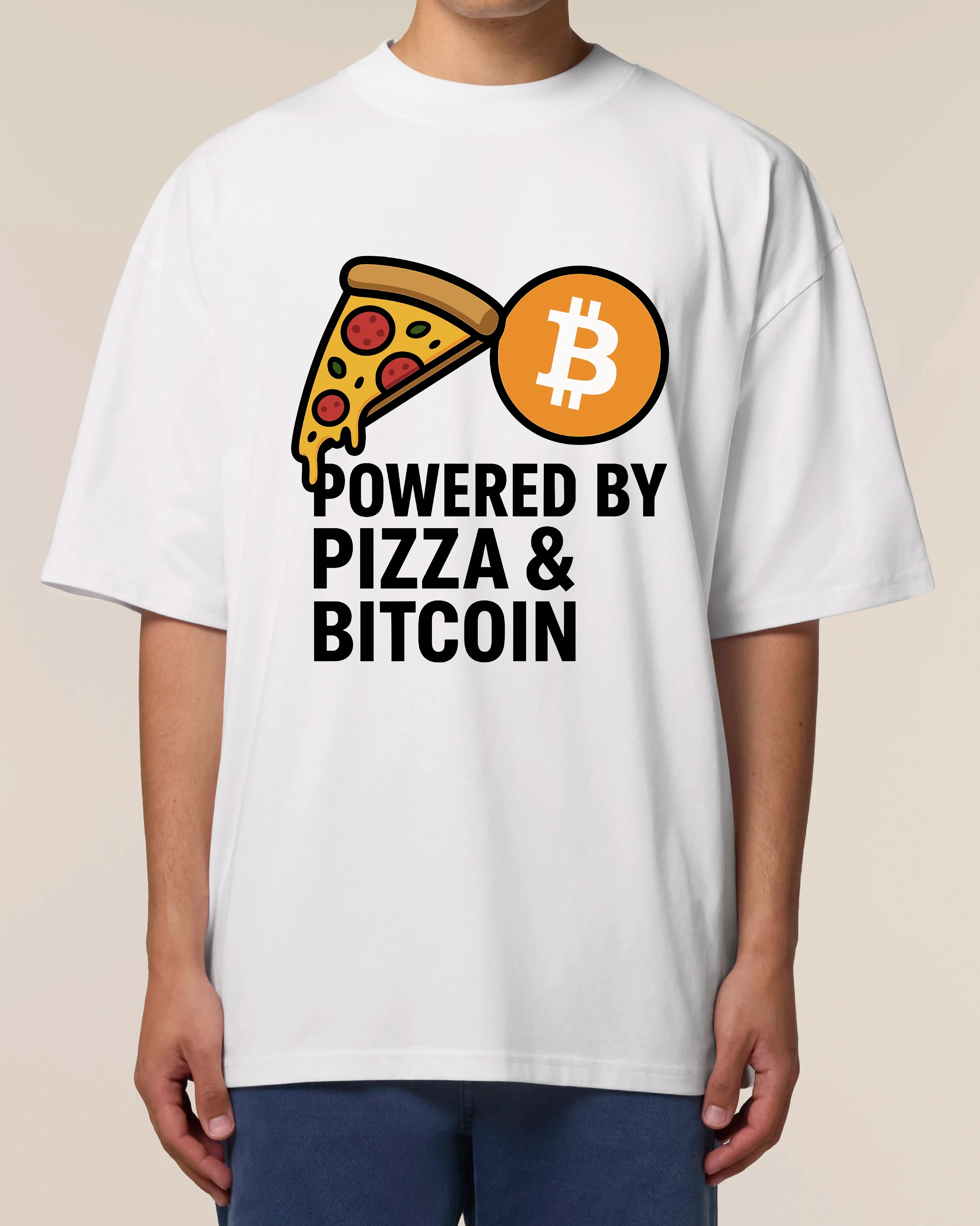 Powered By Pizza & BTC - Premium Shirt