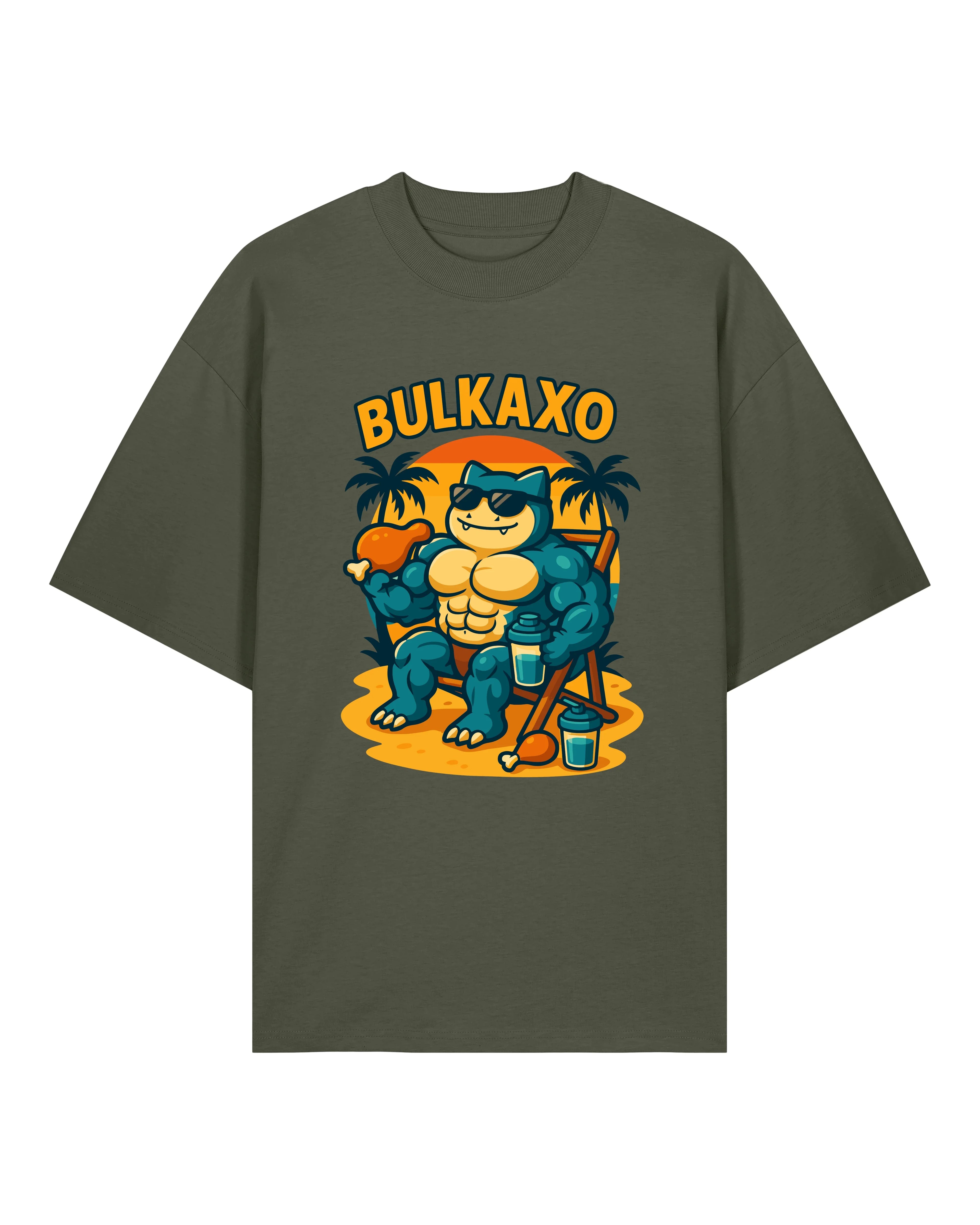BULKAXO Pump Cover Oversized Gym Shirt Herren | teelavo