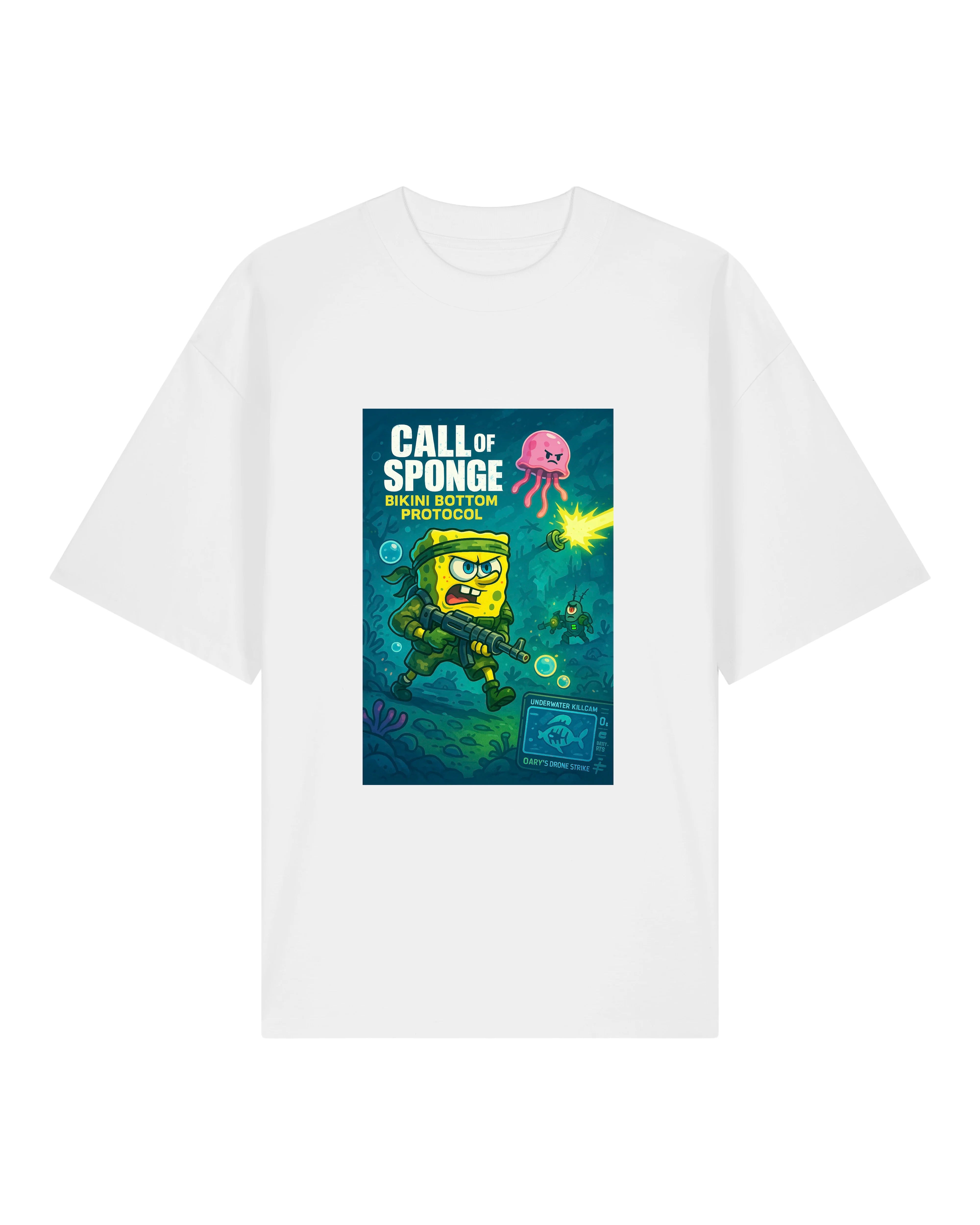 Call of Sponge Oversized Shirt