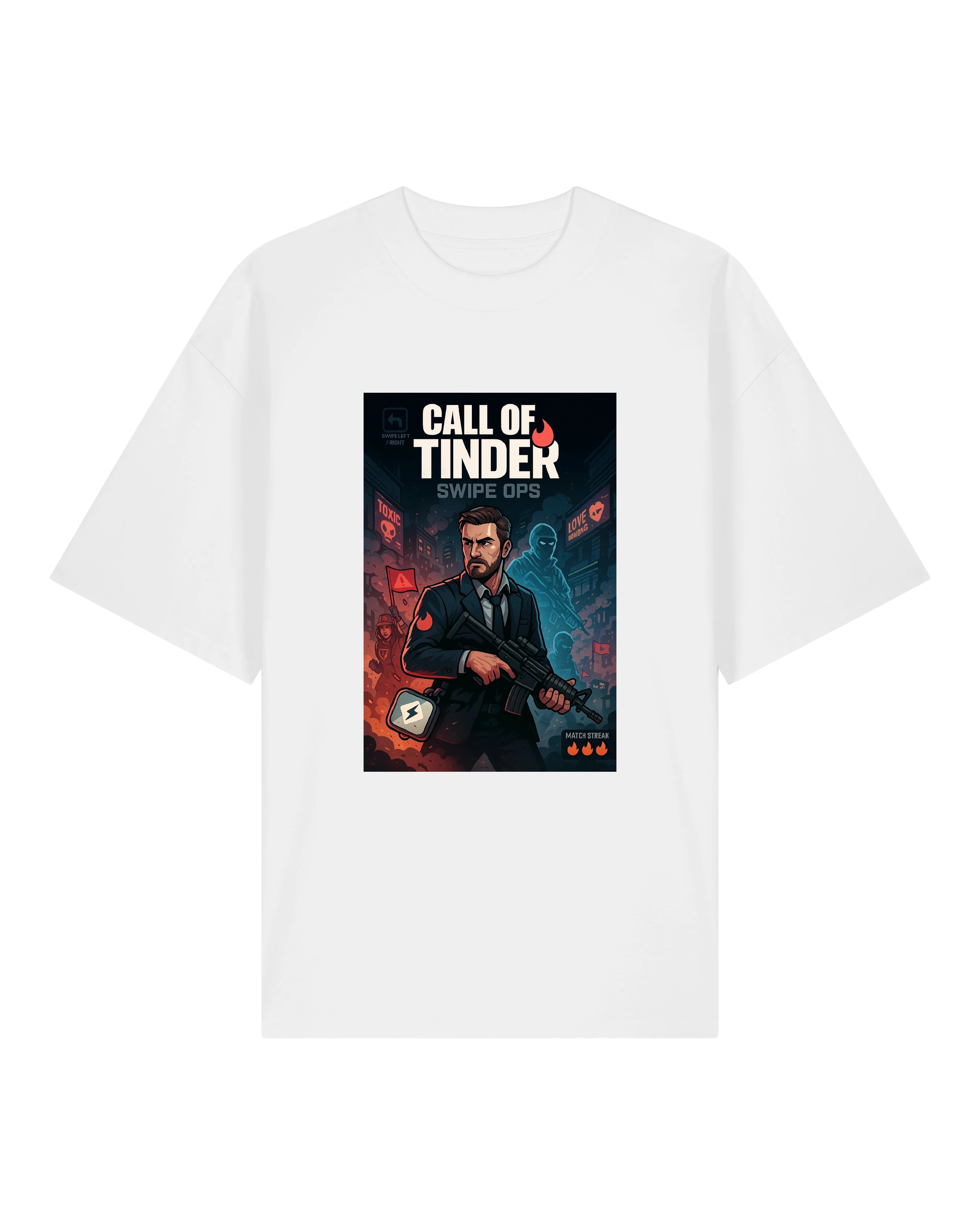 Call of Tinder Oversized Shirt