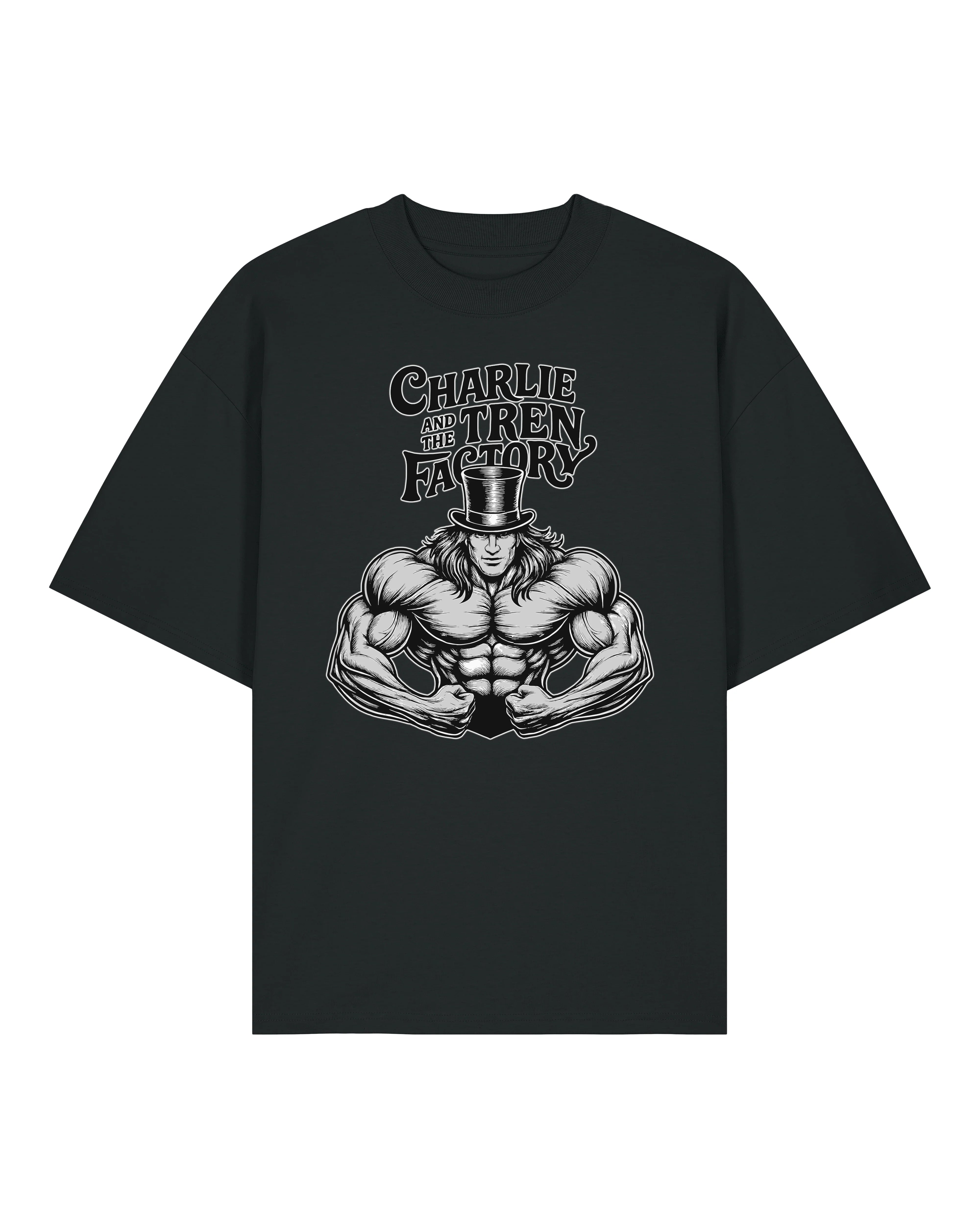 Charlie and the Tren Factory Shirt – Lustiges Gym Pump Cover im Bodybuilder Style | teelavo