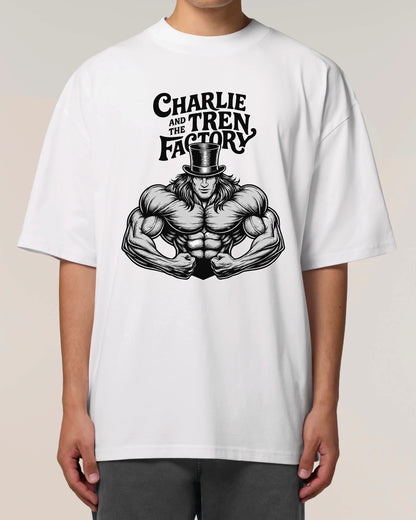 Charlie and the Tren Factory Shirt – Lustiges Gym Pump Cover im Bodybuilder Style | teelavo