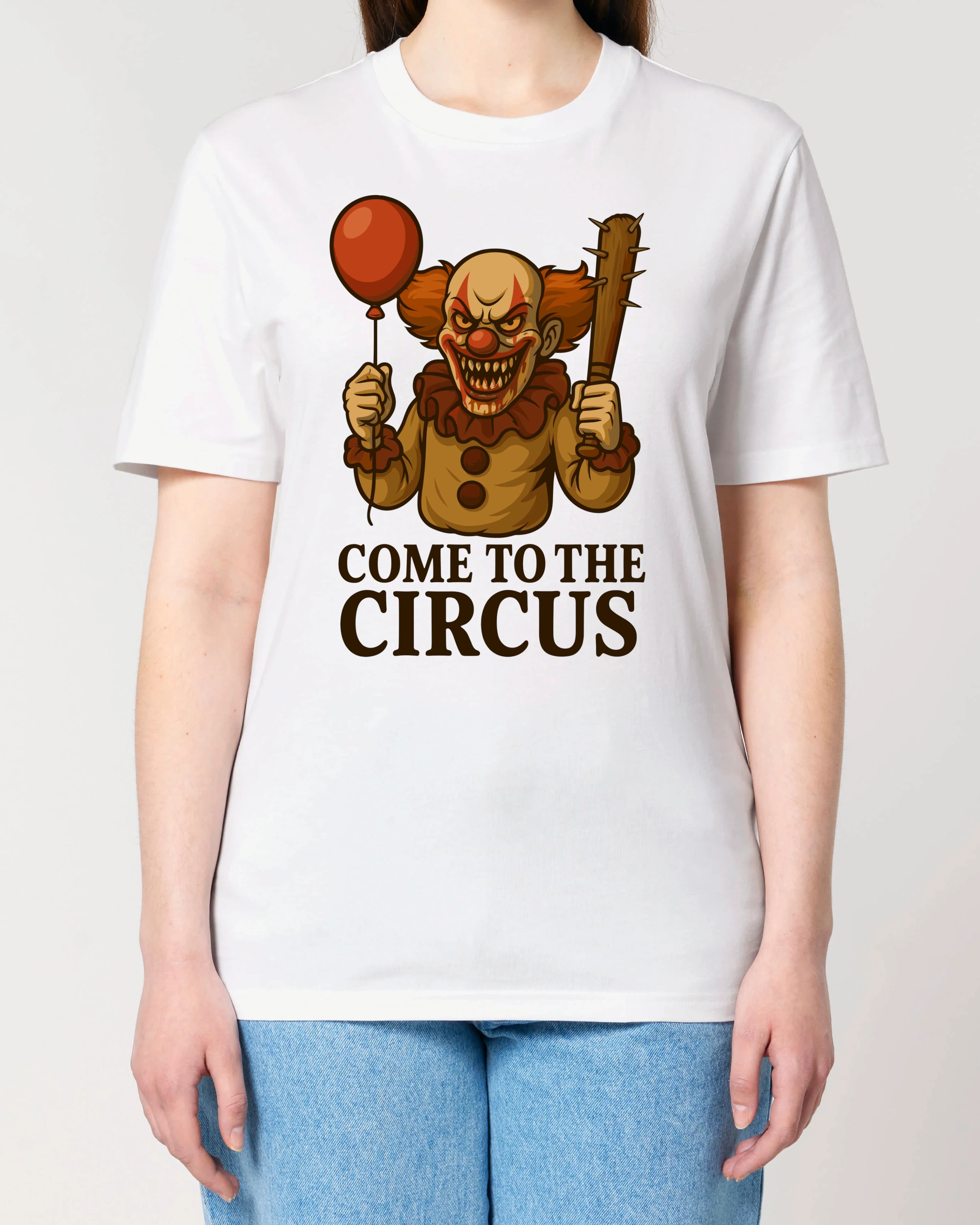 Come to the Circus Killerclown Halloween Shirt – Lustiges Horror Spruchshirt | teelavo
