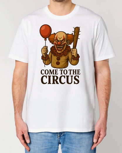 Come to the Circus Killerclown Halloween Shirt – Lustiges Horror Spruchshirt | teelavo