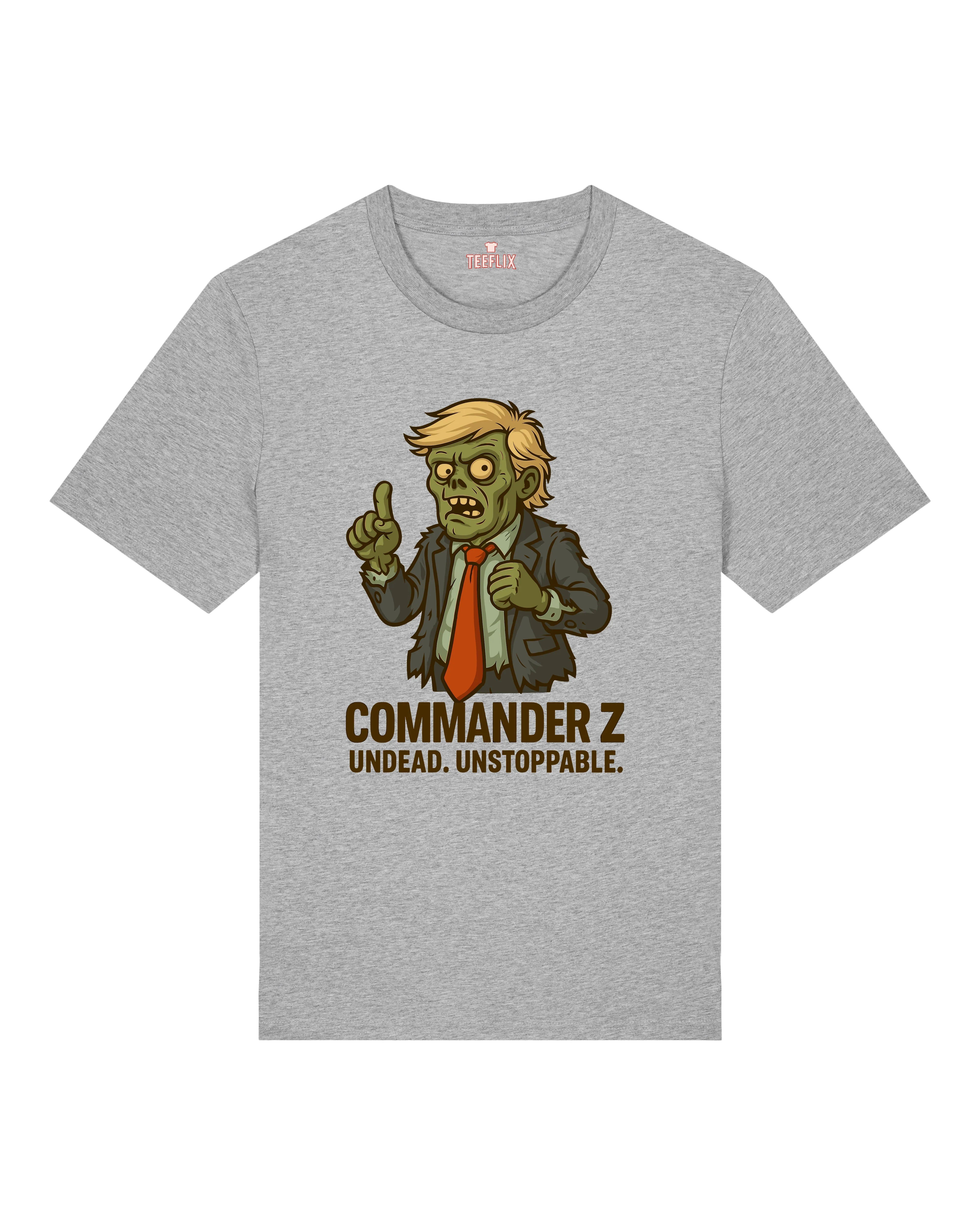 Commander Z Zombie Halloween Shirt – Lustiges Horror Spruchshirt | teelavo