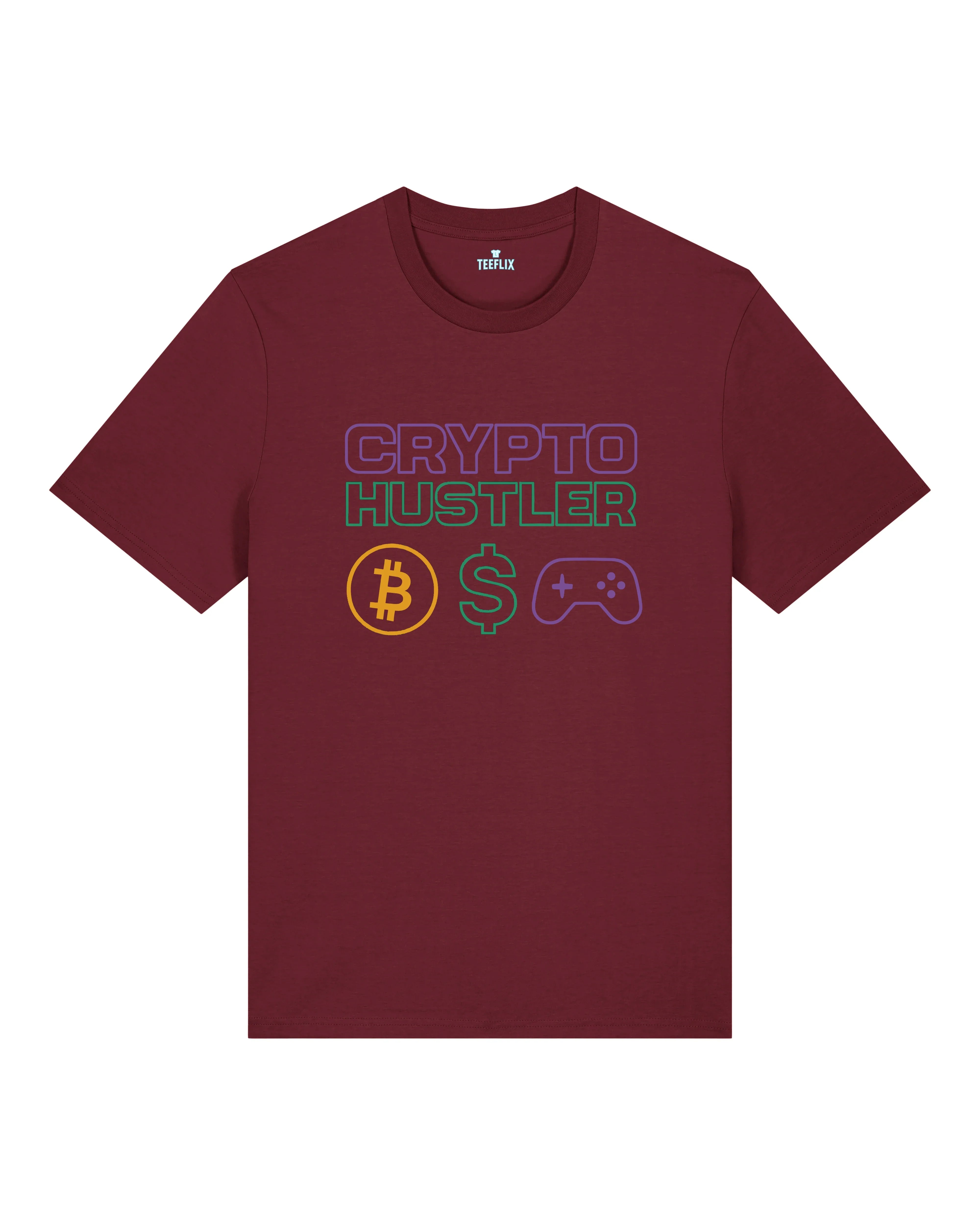 Crypto Hustler Bitcoin Dollar Gaming Crypto Shirt | teelavo
