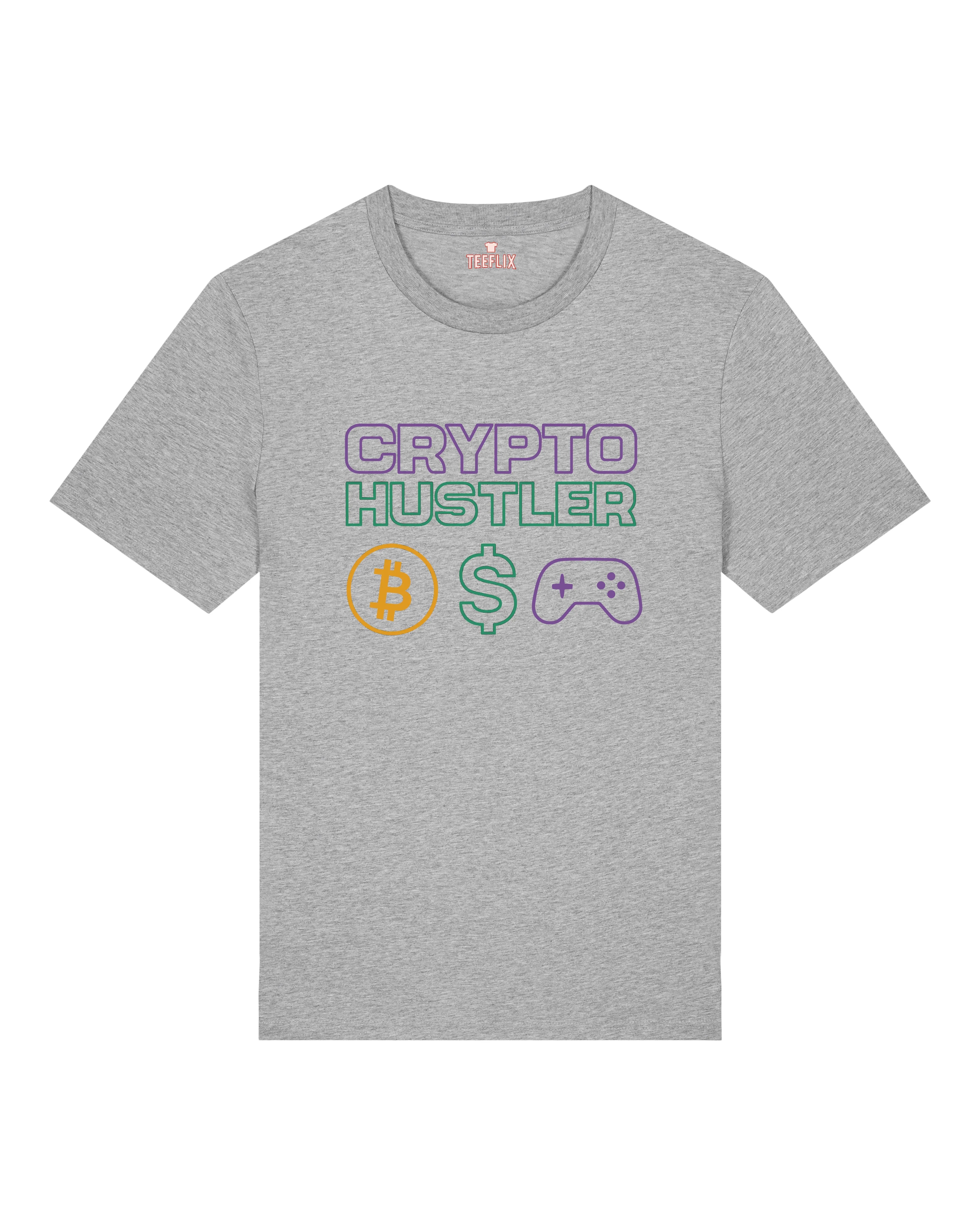 Crypto Hustler Bitcoin Dollar Gaming Crypto Shirt | teelavo