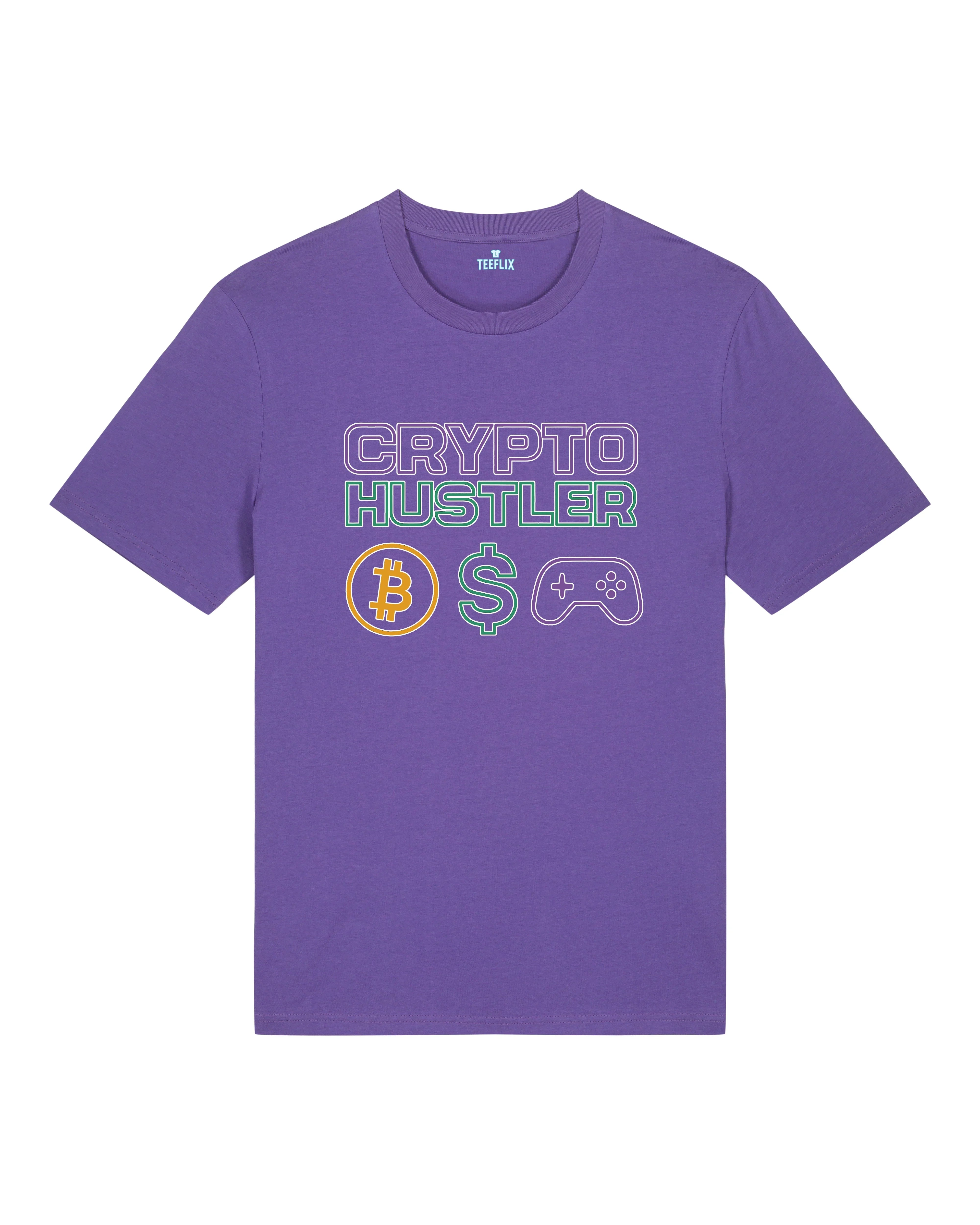 Crypto Hustler Bitcoin Dollar Gaming Crypto Shirt | teelavo