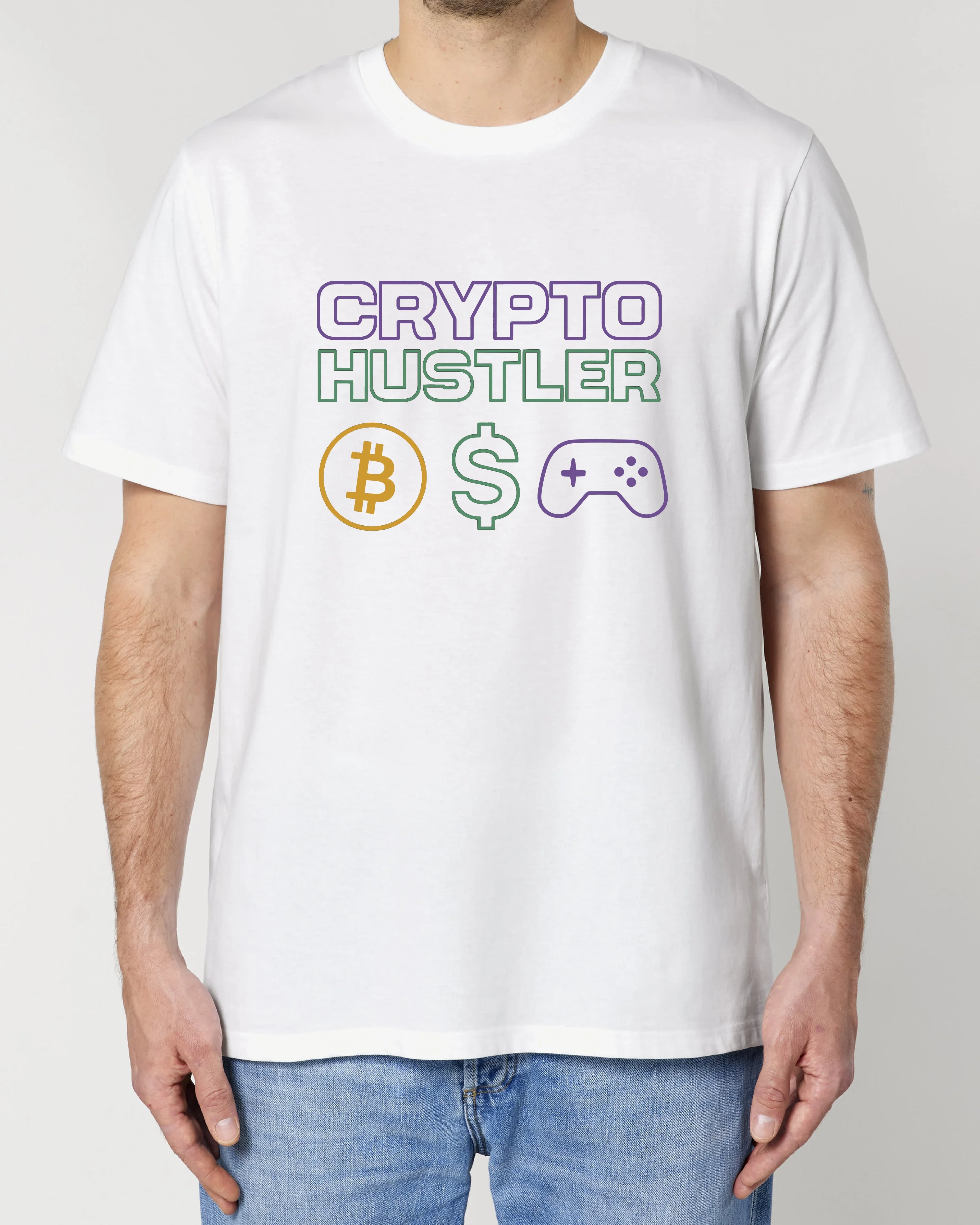 Crypto Hustler Bitcoin Dollar Gaming Crypto Shirt | teelavo