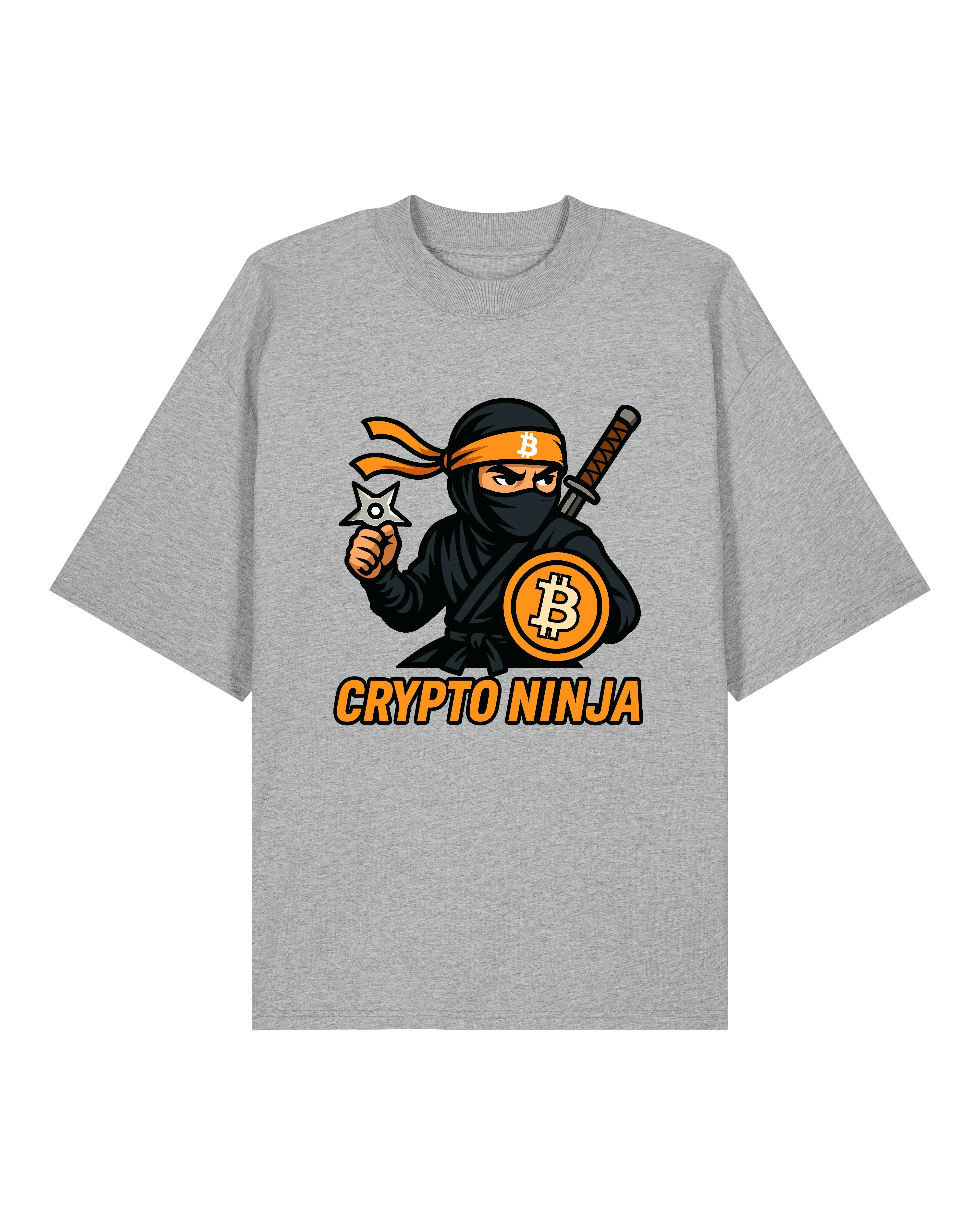 Crypto Ninja Bitcoin T-Shirt – Lustiges Krypto Shirt für BTC Fans | teelavo
