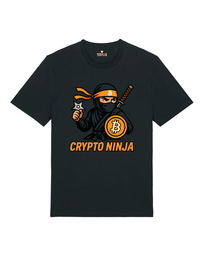 Crypto Ninja Bitcoin T-Shirt – Lustiges Krypto Shirt für BTC Fans | teelavo