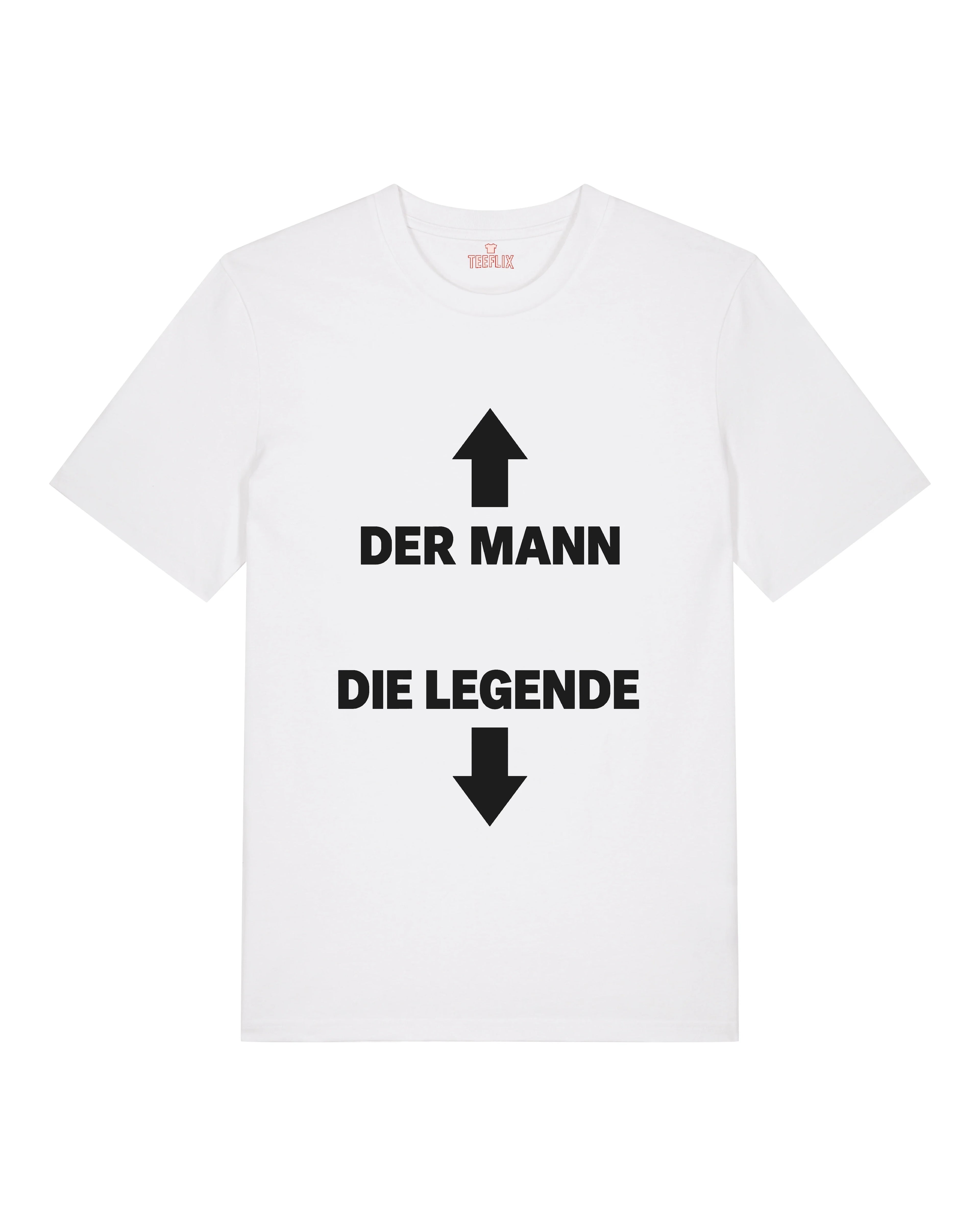 Der Mann <- -> Die Legende - Premium Shirt Unisex