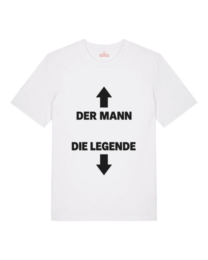 Der Mann <- -> Die Legende - Premium Shirt Unisex
