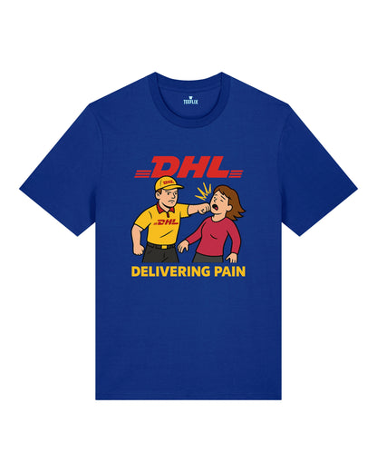 Satire Shirt DHL Parodie Delivering Pain | teelavo