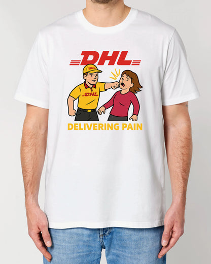 Satire Shirt DHL Parodie Delivering Pain | teelavo