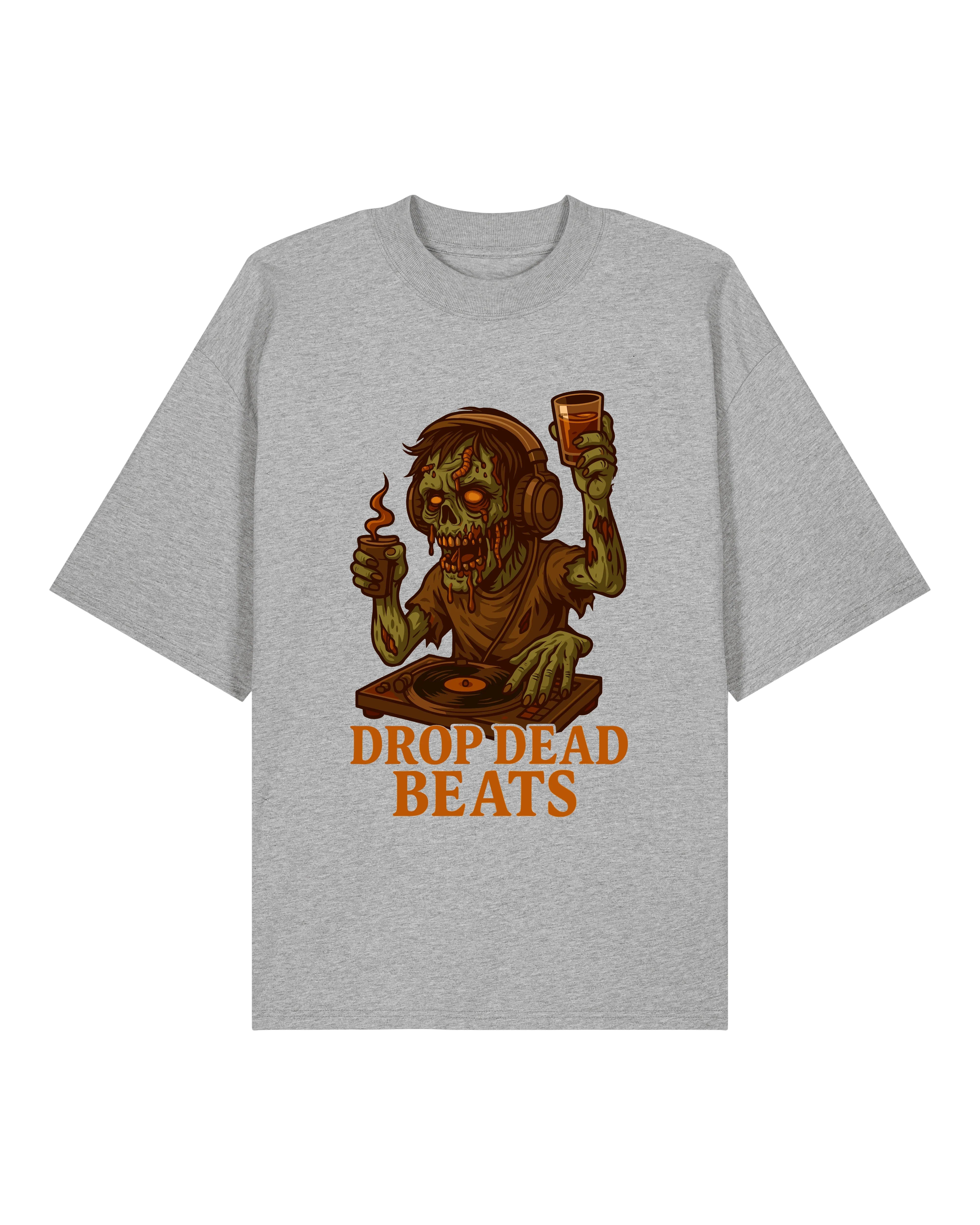 Drop Dead Beats Zombie Halloween Shirt – Lustiges Horror Spruchshirt | teelavo