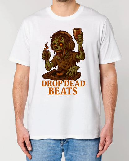 Drop Dead Beats Zombie Halloween Shirt – Lustiges Horror Spruchshirt | teelavo