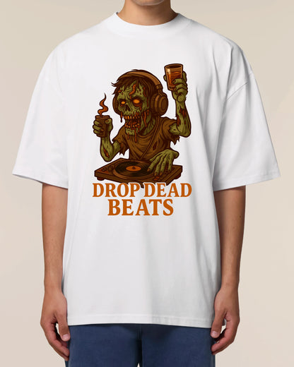 Drop Dead Beats Zombie Halloween Shirt – Lustiges Horror Spruchshirt | teelavo