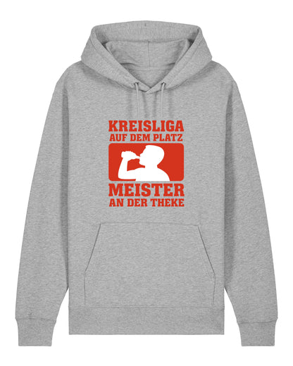 Kreisliga Hoodie Fußball Spruch Lustig Bier Meister Theke | teelavo