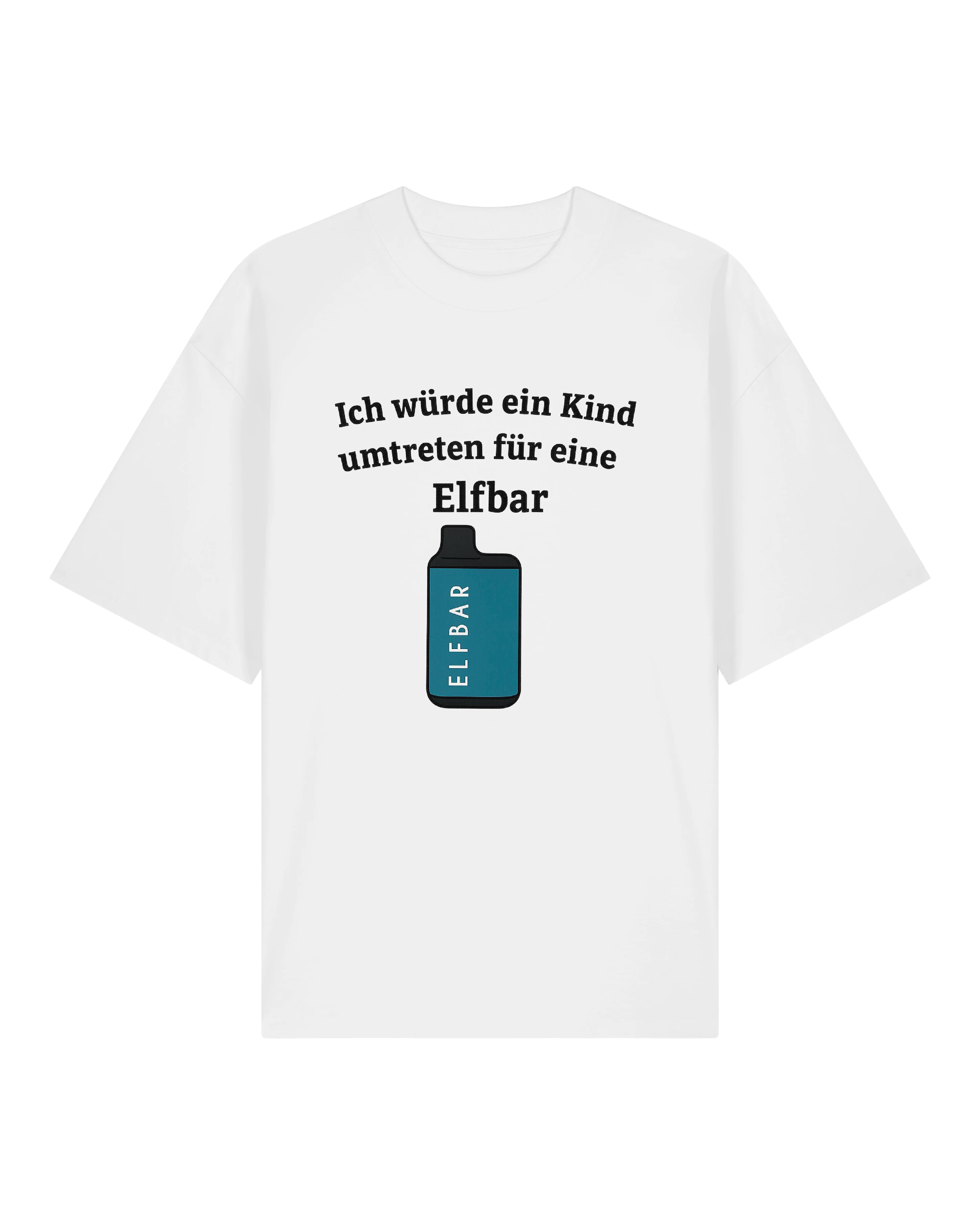 Kind umtreten für eine Elfbar Oversized Shirt