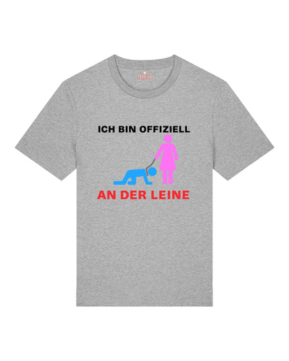 Lustiges JGA Shirt Ich bin offiziell an der Leine | teelavo