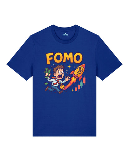 FOMO Bitcoin Rocket Crypto Shirt | teelavo