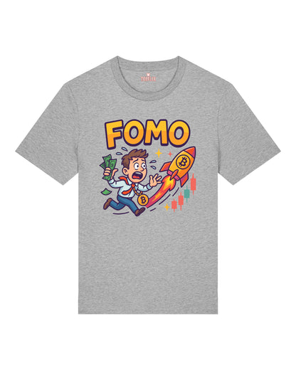 FOMO Bitcoin Rocket Crypto Shirt | teelavo