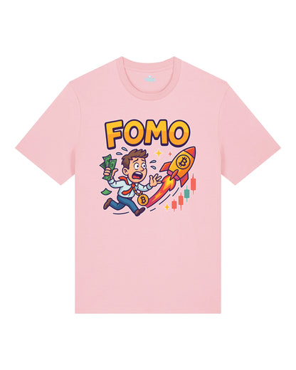 FOMO Bitcoin Rocket Crypto Shirt | teelavo