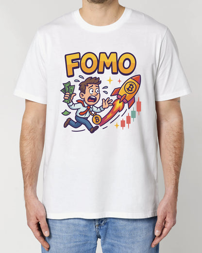 FOMO Bitcoin Rocket Crypto Shirt | teelavo