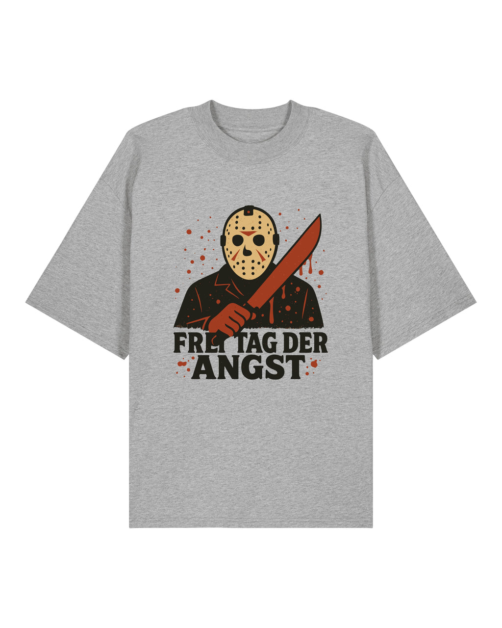 Freitag der Angst | Lustiges Halloween T-Shirt im Slasher-Stil | teelavo