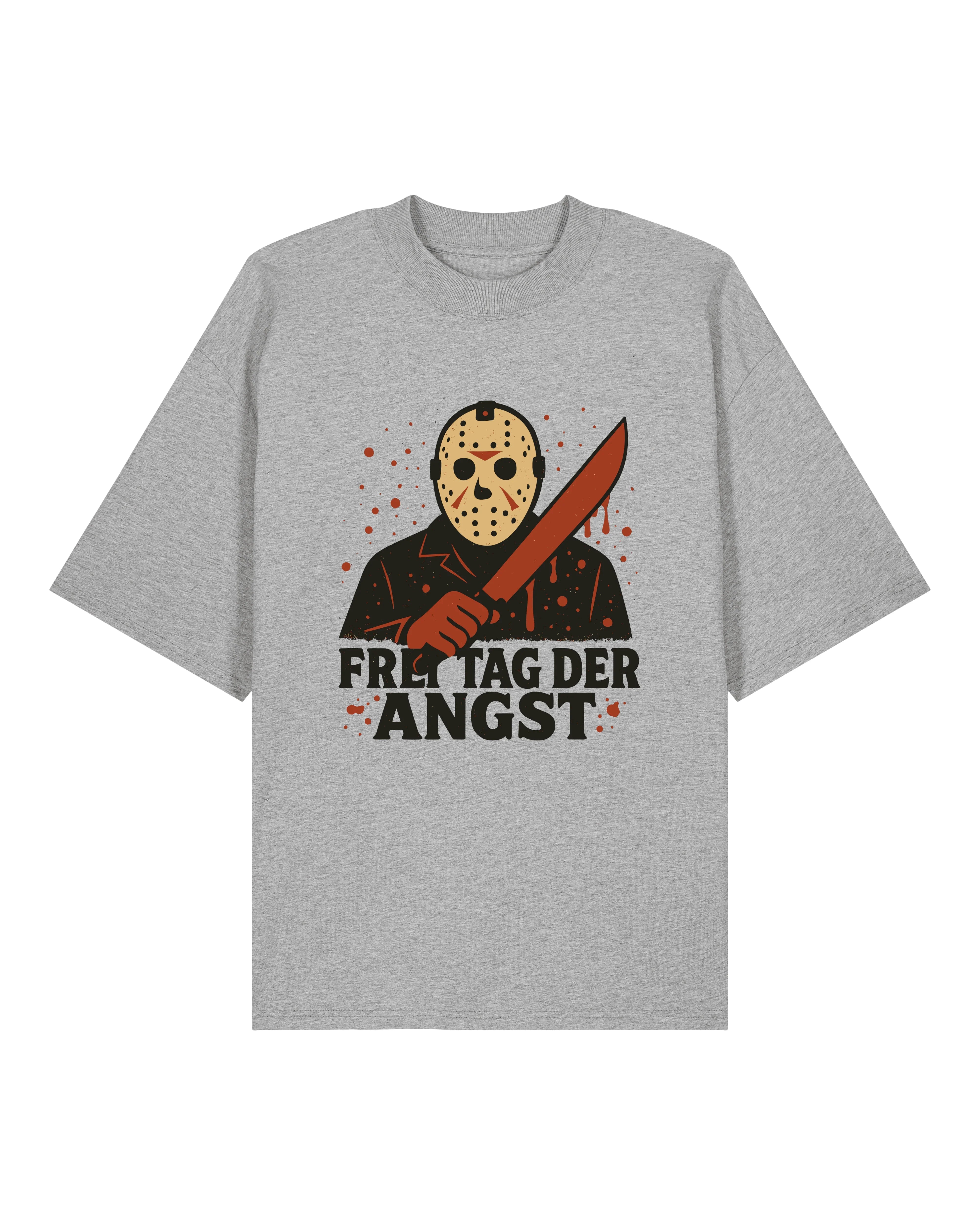 Freitag der Angst | Lustiges Halloween T-Shirt im Slasher-Stil | teelavo