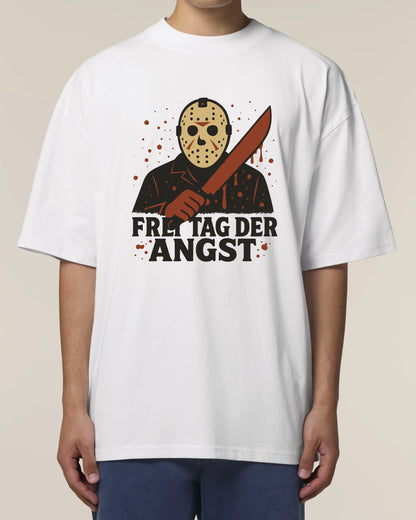 Freitag der Angst | Lustiges Halloween T-Shirt im Slasher-Stil | teelavo