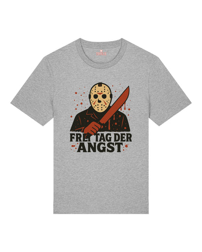 Freitag der Angst | Lustiges Halloween T-Shirt im Slasher-Stil | teelavo