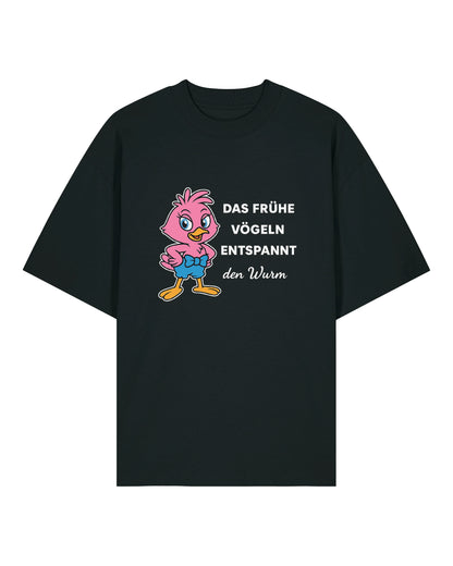 Das Frühe Vögeln Oversized Shirt