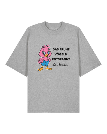 Das Frühe Vögeln Oversized Shirt