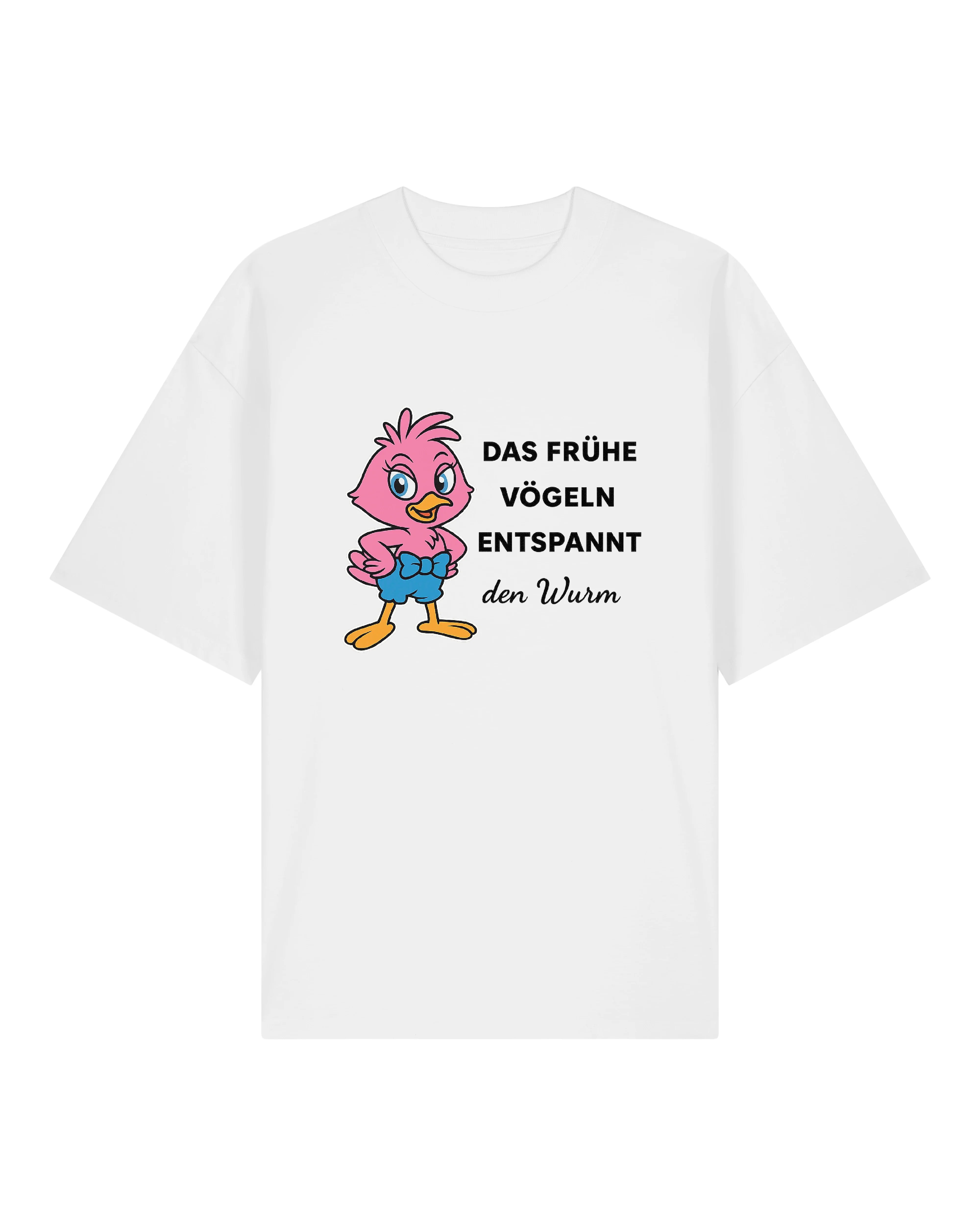 Das Frühe Vögeln Oversized Shirt