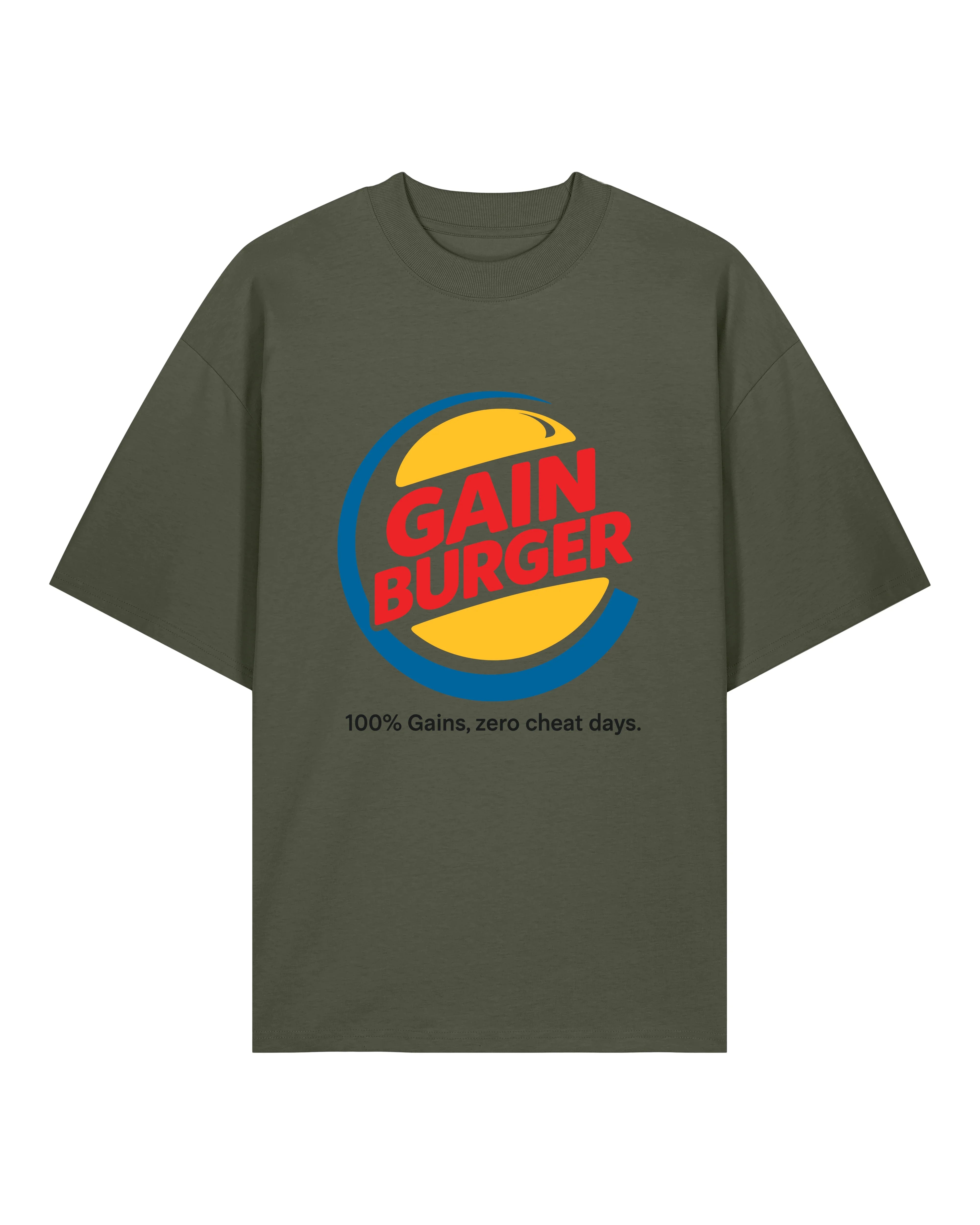 Gain Burger Shirt – Lustiges Fitness Pump Cover T-Shirt für Gym | teelavo