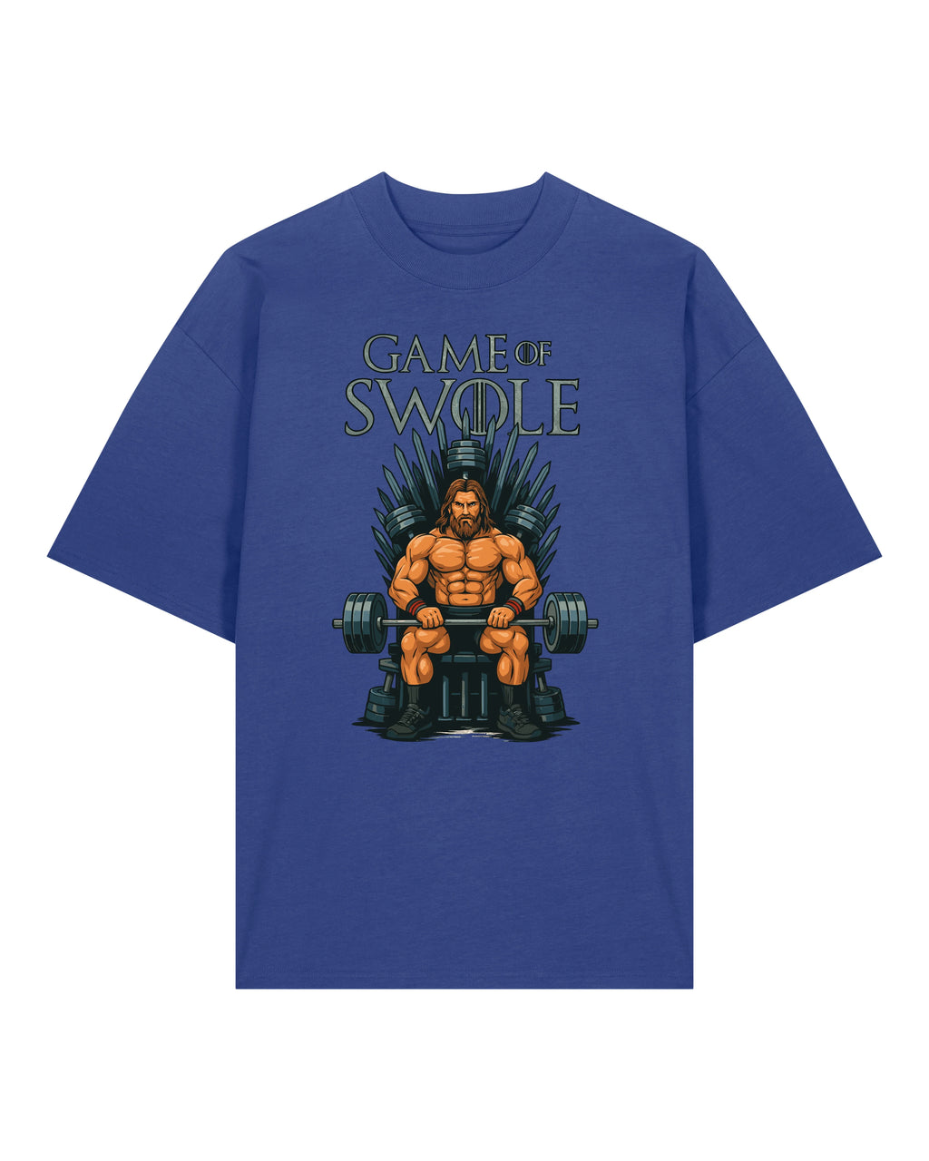 Game of Swole Pump Cover Oversized Gym Shirt Unisex | teelavo