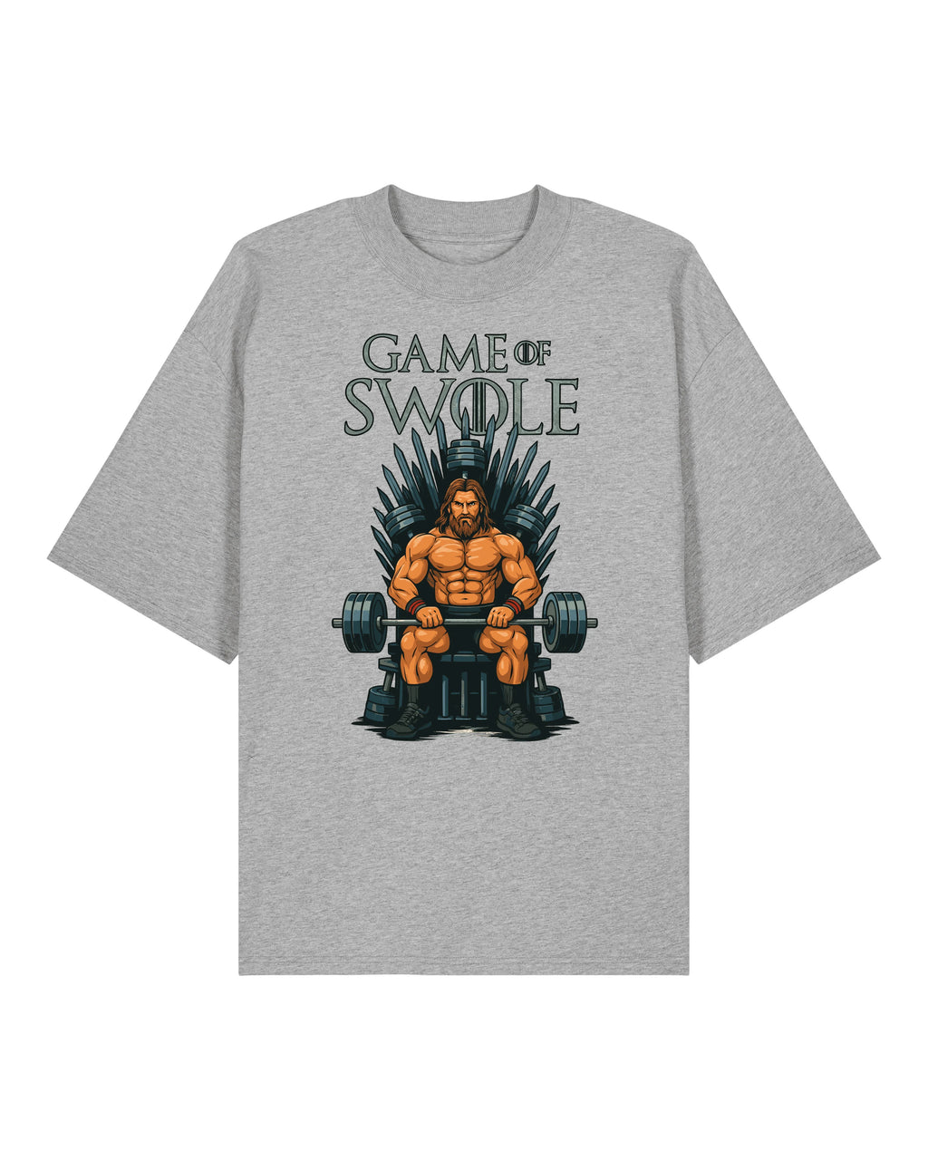 Game of Swole Pump Cover Oversized Gym Shirt Unisex | teelavo