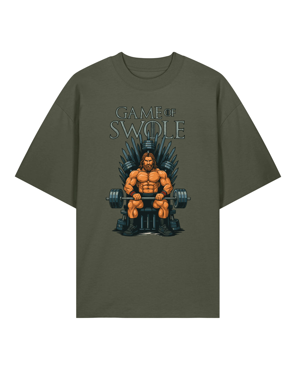 Game of Swole Pump Cover Oversized Gym Shirt Unisex | teelavo