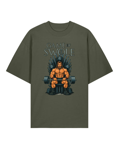 Game of Swole Pump Cover Oversized Gym Shirt Unisex | teelavo