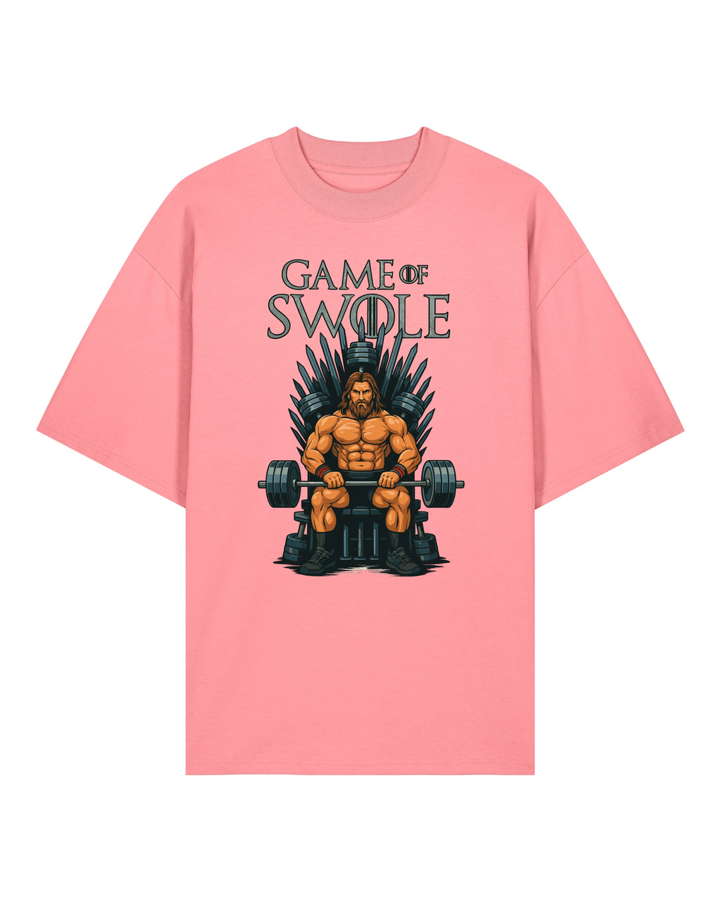 Game of Swole Pump Cover Oversized Gym Shirt Unisex | teelavo