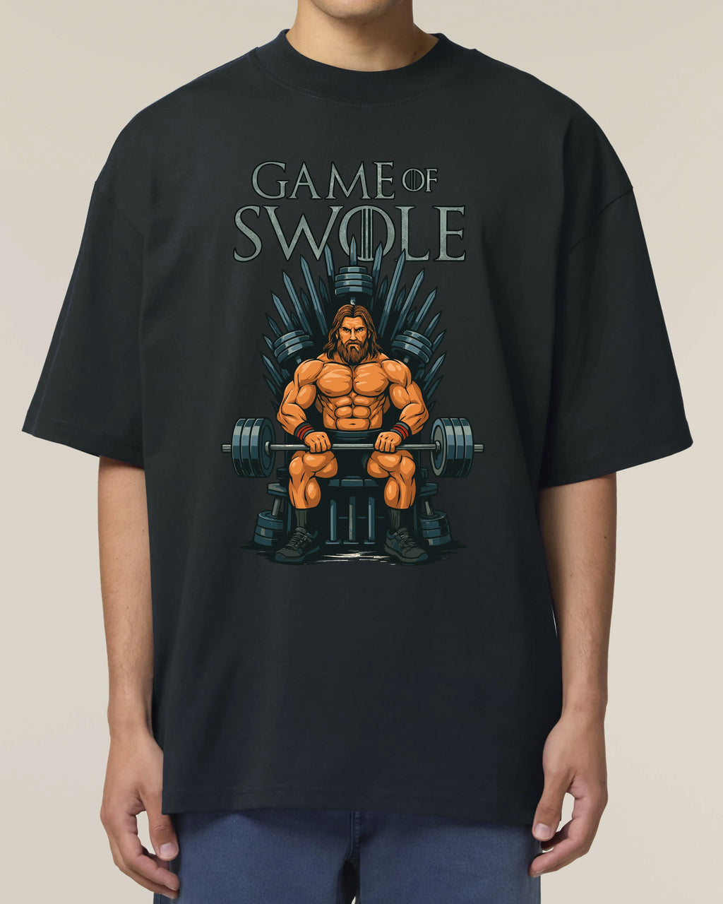 Game of Swole Pump Cover Oversized Gym Shirt Unisex | teelavo