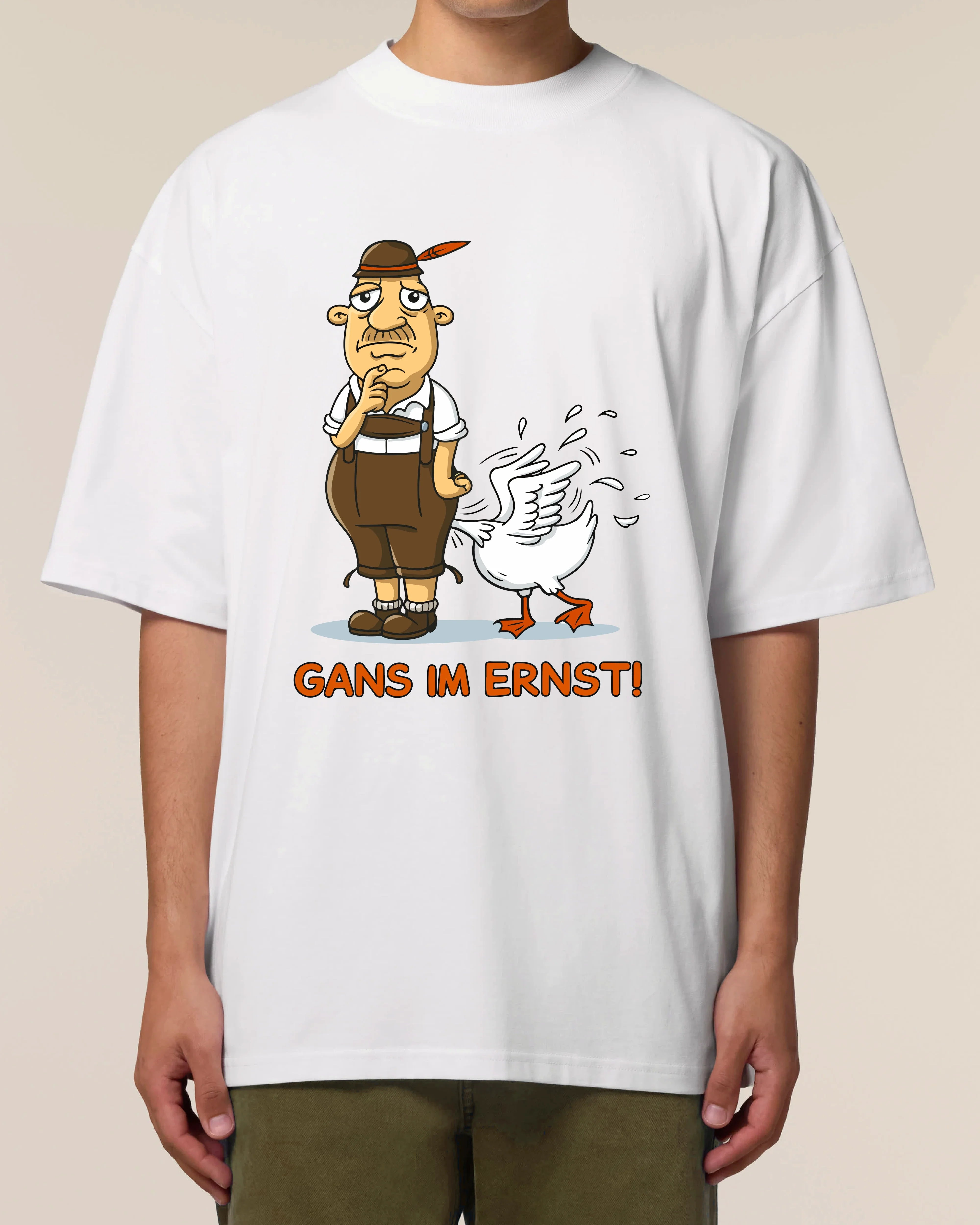 Gans im Ernst Shirt